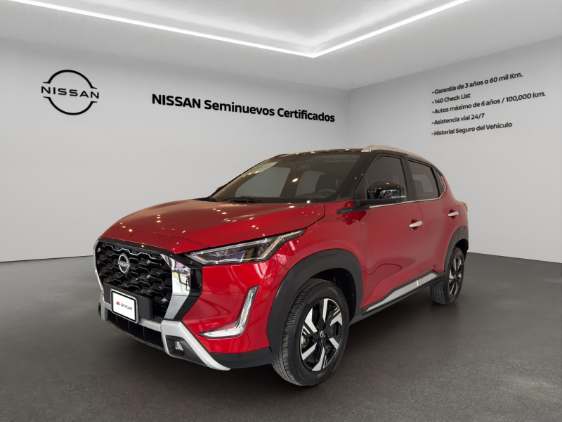 Nissan Magnite  5 pts. Exclusive, 1.0T, TM5, piel, RA-16 2025